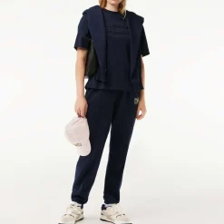 T-Shirts And Vests*Lacoste Oversized Cotton Tennis Embroidery T-Shirt in Blue