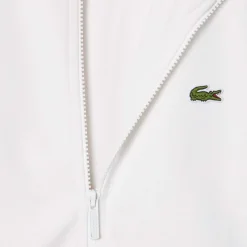 Tracksuits*Lacoste Paris Piqué Zip Front Track Jacket in Cream