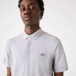 Polo Shirts*Lacoste Paris Polo Shirt in Grey