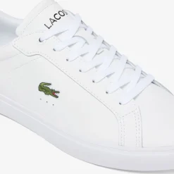 Trainers*Lacoste Powercourt Low Top Crocodile Print Sneakers in White