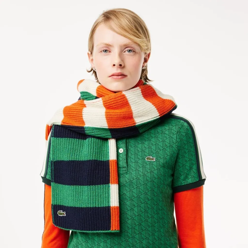 Gloves-Scarves-Umbrellas*Lacoste Re0803 Scarf in Multi