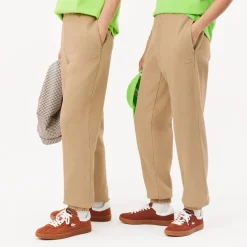 Trousers*Lacoste Regular Fit Cotton Sweatpants in Beige