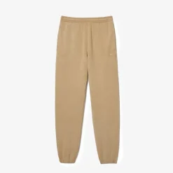 Trousers*Lacoste Regular Fit Cotton Sweatpants in Beige