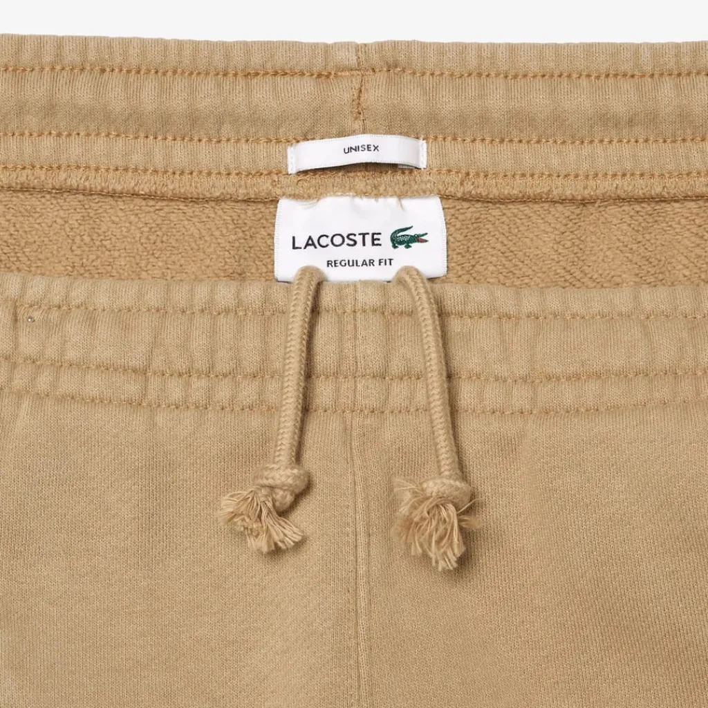 Trousers*Lacoste Regular Fit Cotton Sweatpants in Beige