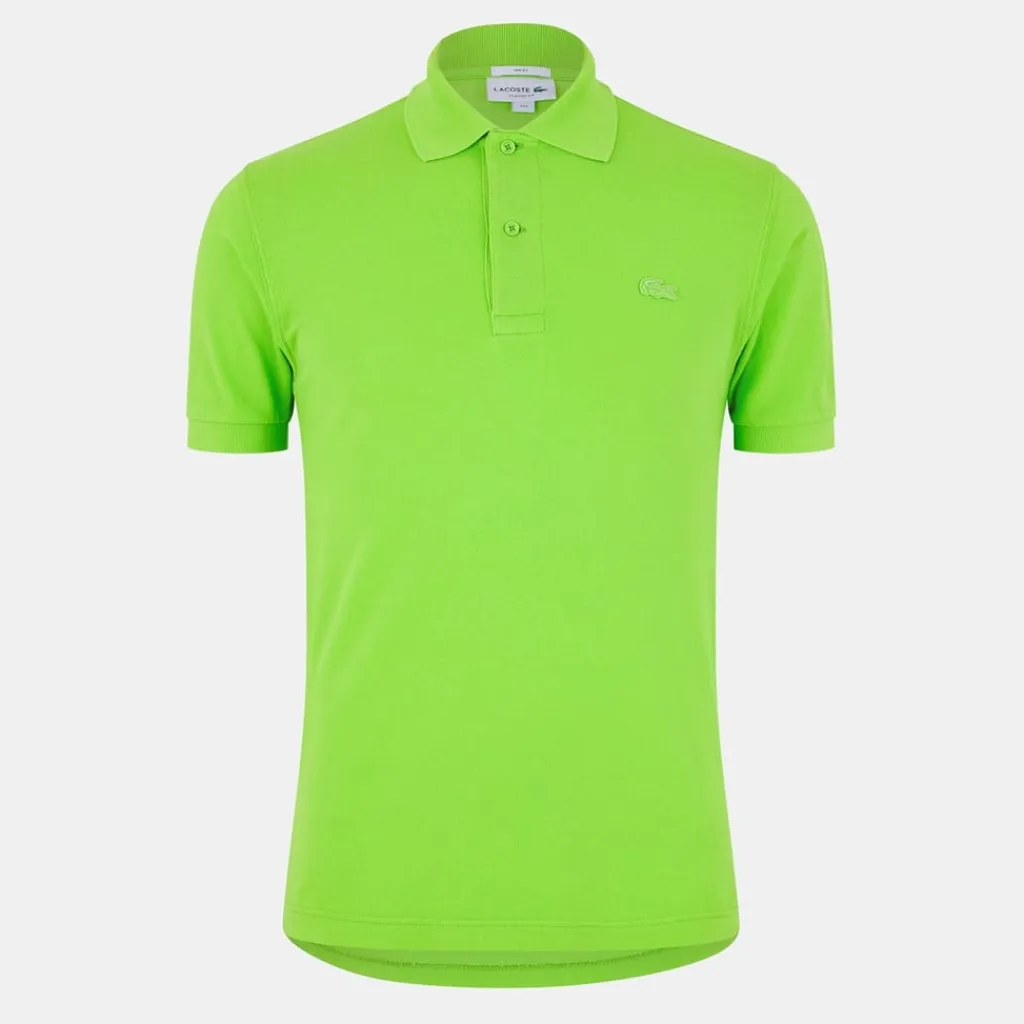 Polo Shirts*Lacoste Regular Fit Crocodile Print Polo Shirt in Green