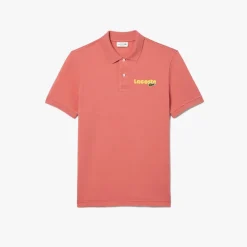 Polo Shirts*Lacoste Regular Fit L.12.12 Washed Effect Polo Shirt in Red