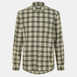 Shirts*Lacoste Regular Fit Long Sleeve Shirt in Green