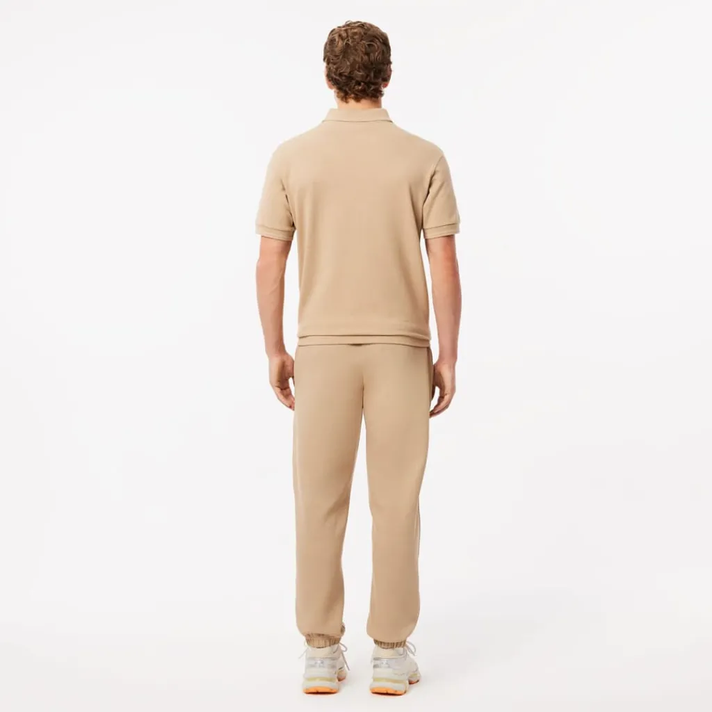 Trousers*Lacoste Regular Fit Piqué Sweatpants in Beige