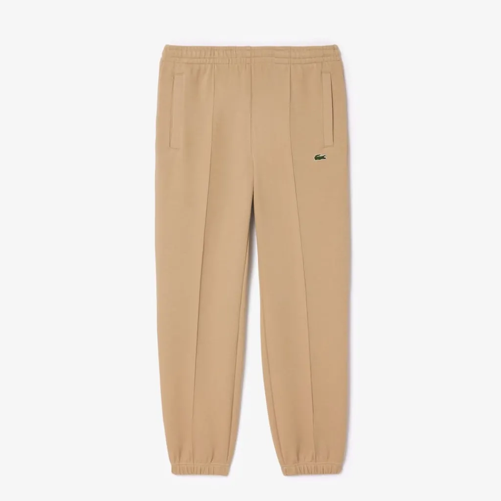 Trousers*Lacoste Regular Fit Piqué Sweatpants in Beige