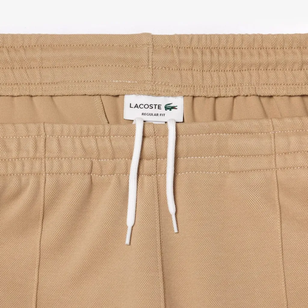 Trousers*Lacoste Regular Fit Piqué Sweatpants in Beige