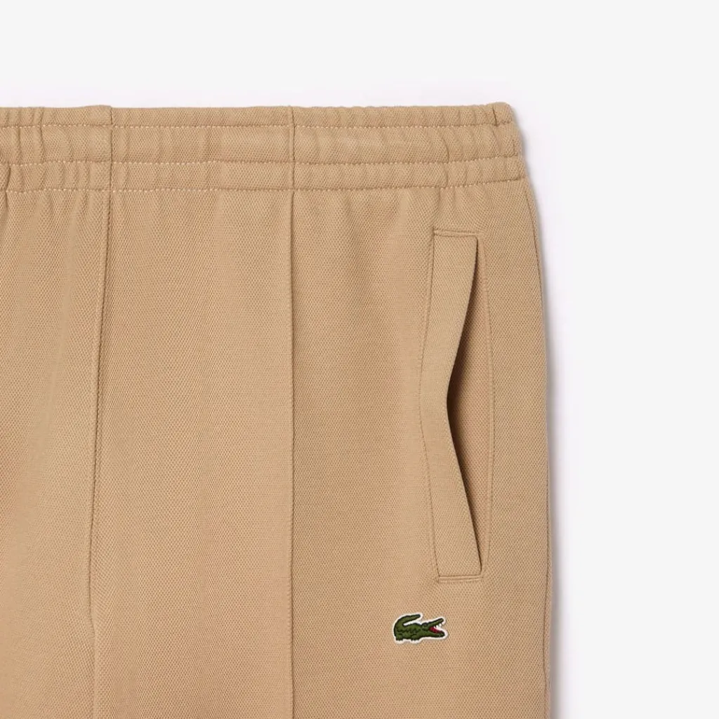 Trousers*Lacoste Regular Fit Piqué Sweatpants in Beige