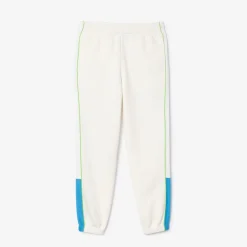 Trousers*Lacoste Regular Fit Piqué Sweatpants in White blue