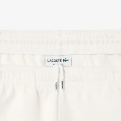 Trousers*Lacoste Regular Fit Piqué Sweatpants in White blue