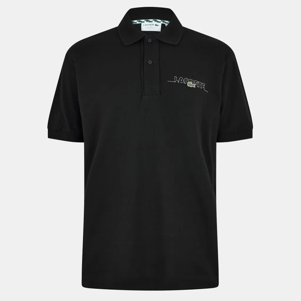 Polo Shirts*Lacoste Regular Fit Short Sleeve Polo Shirt in Black