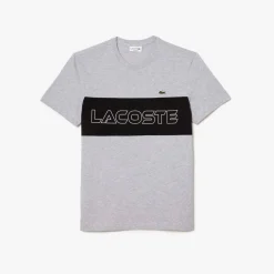 T-Shirts And Vests*Lacoste Regular-Fit Colour Block Print T-Shirt in Multi colour