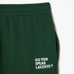 Trousers*Lacoste Relaxed-Fit Sweatpants in Green