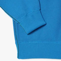 Sweatshirts*Lacoste Round Neck Organic Cotton Sweatshirt in Multi colour