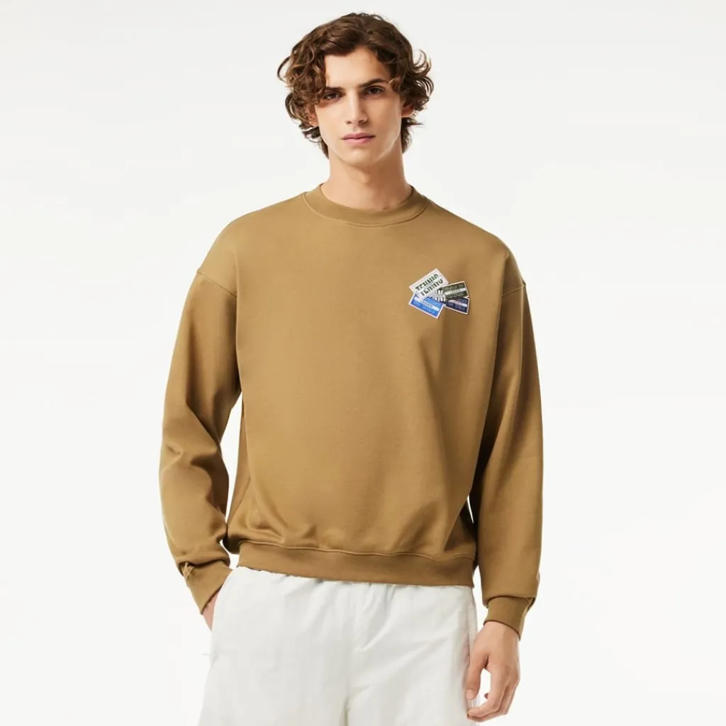 Knitwear*Lacoste Sh2060 Jmpr in Brown