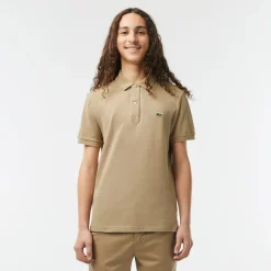 Polo Shirts*Lacoste Slim Fit L.12.12 Piqué Polo Shirt in Brown