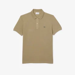 Polo Shirts*Lacoste Slim Fit L.12.12 Piqué Polo Shirt in Brown