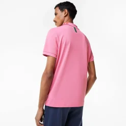 Polo Shirts*Lacoste Slim Fit Movement Polo Shirt in Pink