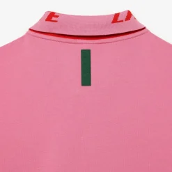 Polo Shirts*Lacoste Slim Fit Movement Polo Shirt in Pink