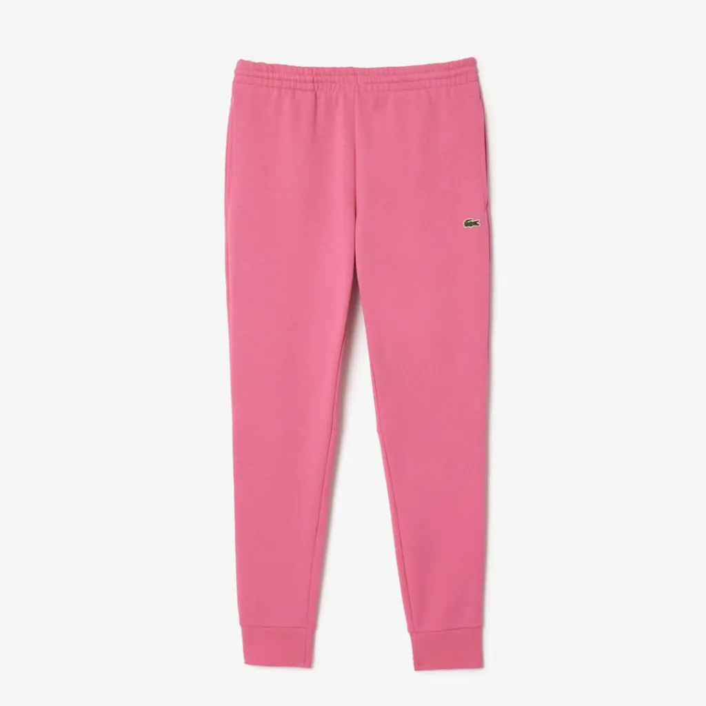 Trousers*Lacoste Slim Fit Organic Cotton Joggers in Pink