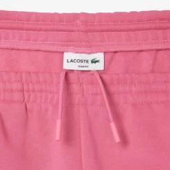 Trousers*Lacoste Slim Fit Organic Cotton Joggers in Pink