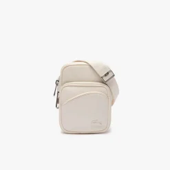 Bags*Lacoste Small Angy Shoulder Bag in White