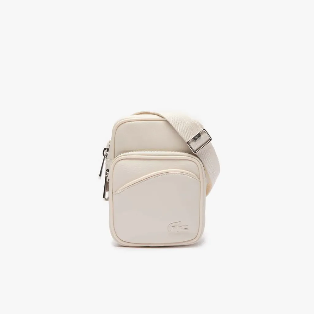 Bags*Lacoste Small Angy Shoulder Bag in White