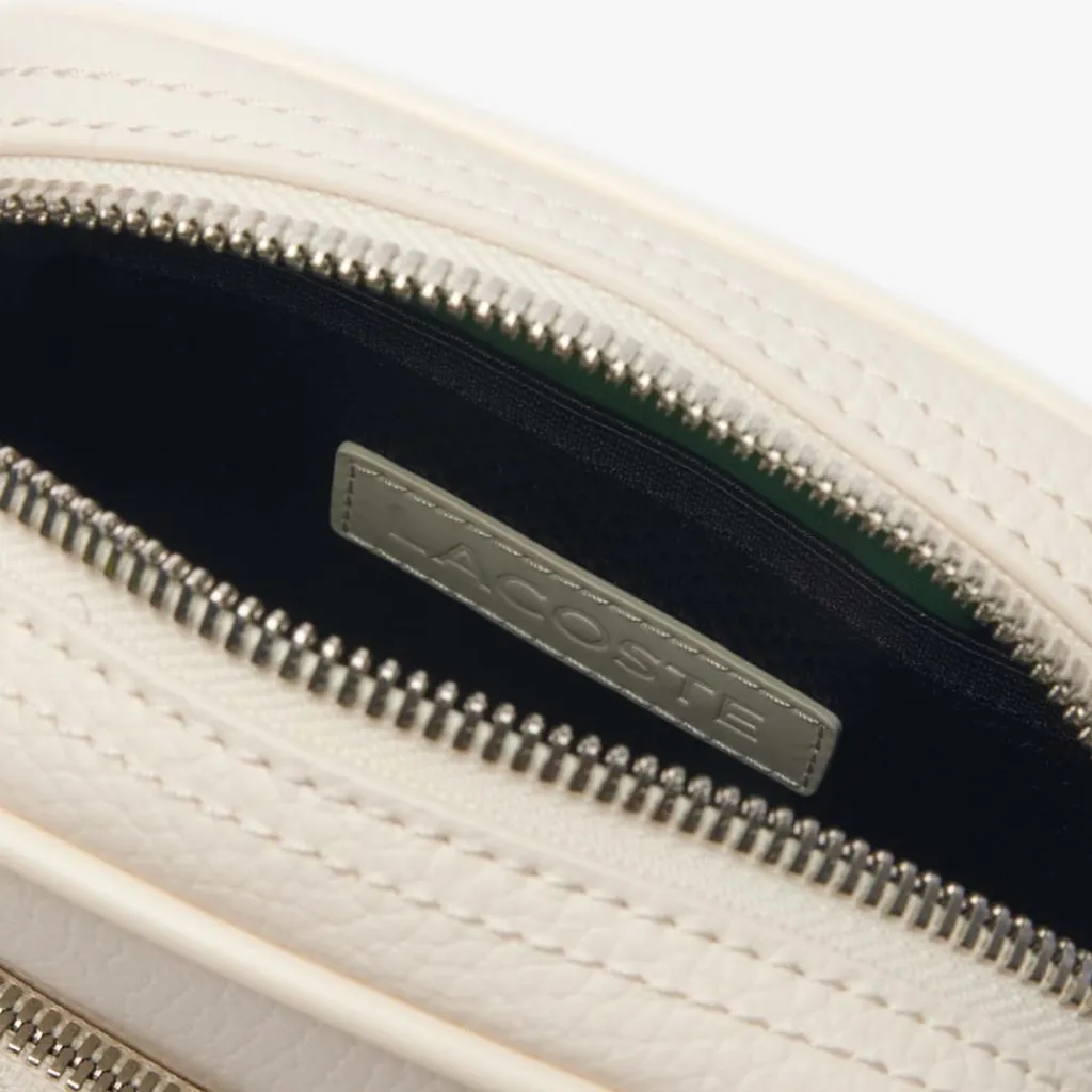 Bags*Lacoste Small Angy Shoulder Bag in White