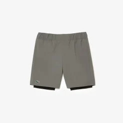 Fitness And Gym Shorts*Lacoste Sport Lined Ultra Dry Sport Shorts in Grey