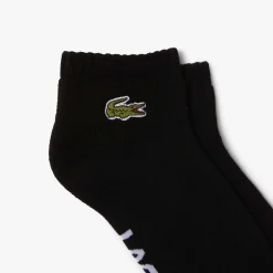 Underwear And Socks*Lacoste Sport Short Cotton Sports Socks in Black