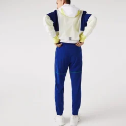 Trousers*Lacoste Sport Zip Pockets Tapered Tracksuit Bottoms in Multi colour