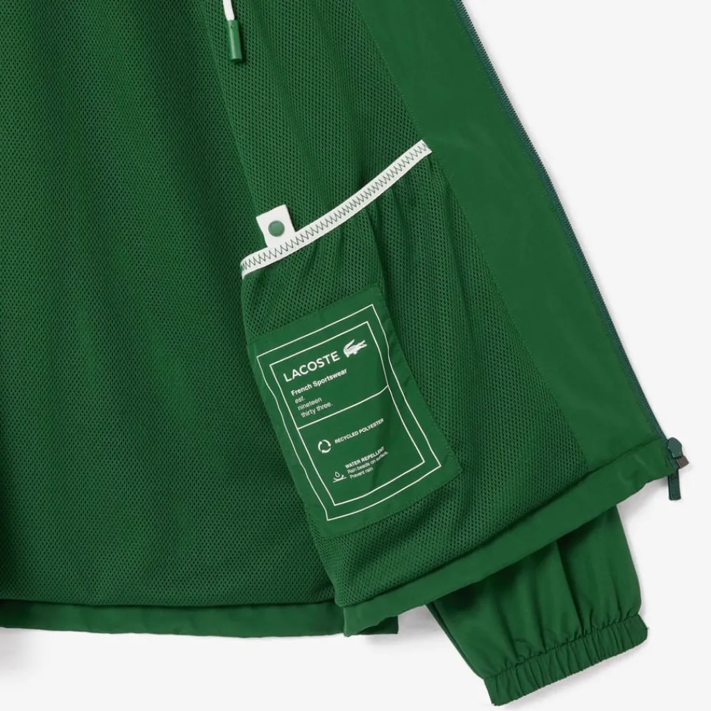 Coats And Jackets*Lacoste Sportsuit Jacket with Removeable Hood in Green