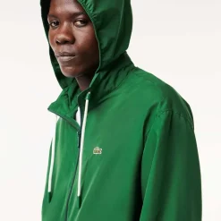 Coats And Jackets*Lacoste Sportsuit Jacket with Removeable Hood in Green