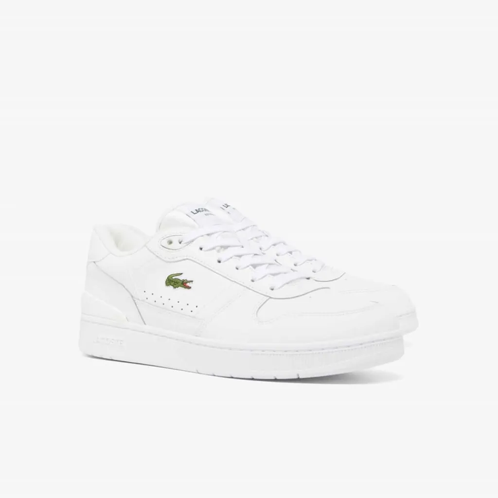 Trainers*Lacoste T Clip Low Top Crocodile Print Sneakers in White