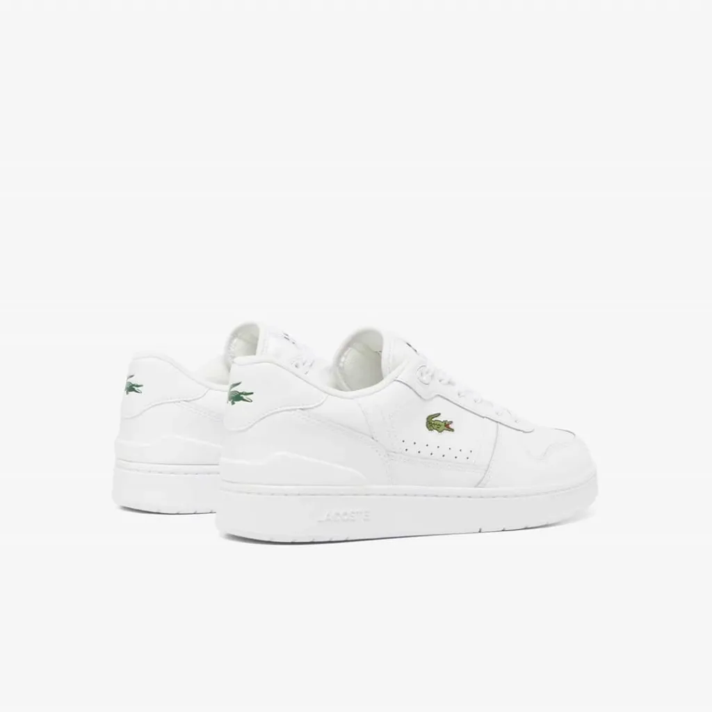 Trainers*Lacoste T Clip Low Top Crocodile Print Sneakers in White