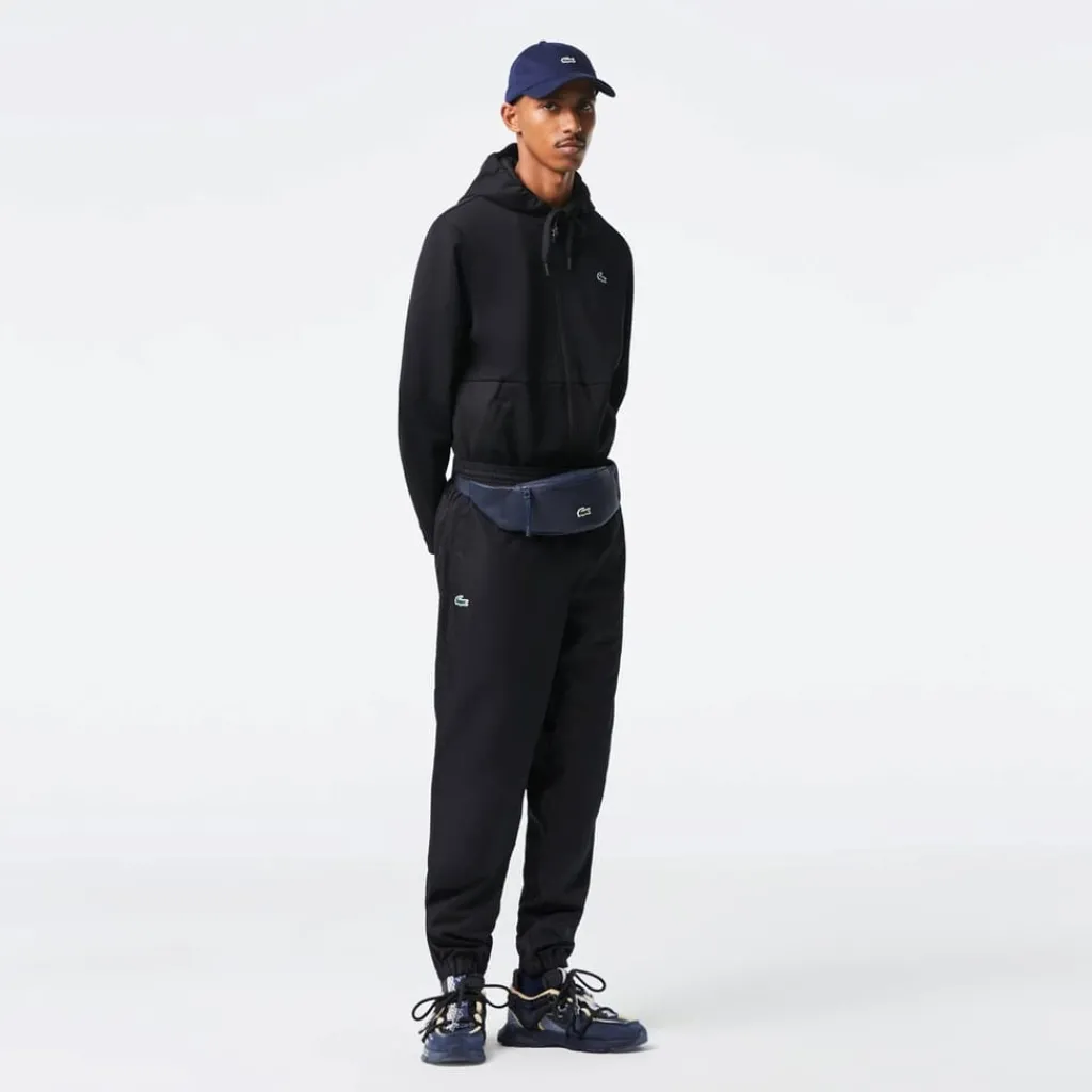 Trousers*Lacoste Taffeta Trousers in Black