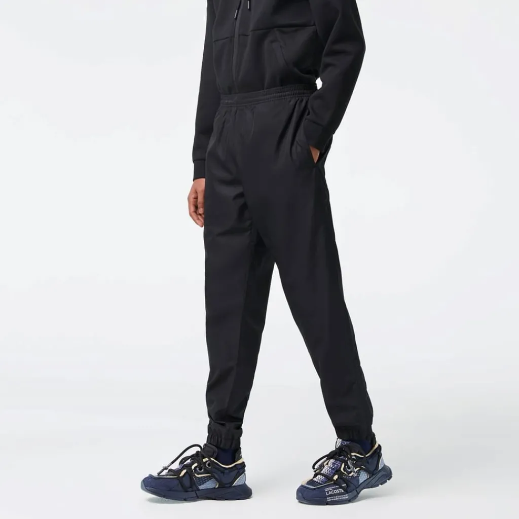 Trousers*Lacoste Taffeta Trousers in Black