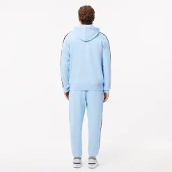 Trousers*Lacoste Tapered Leg Sweatpants in Light Blue
