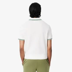 Polo Shirts*Lacoste Tipped Regular Fit Polo Shirt in White