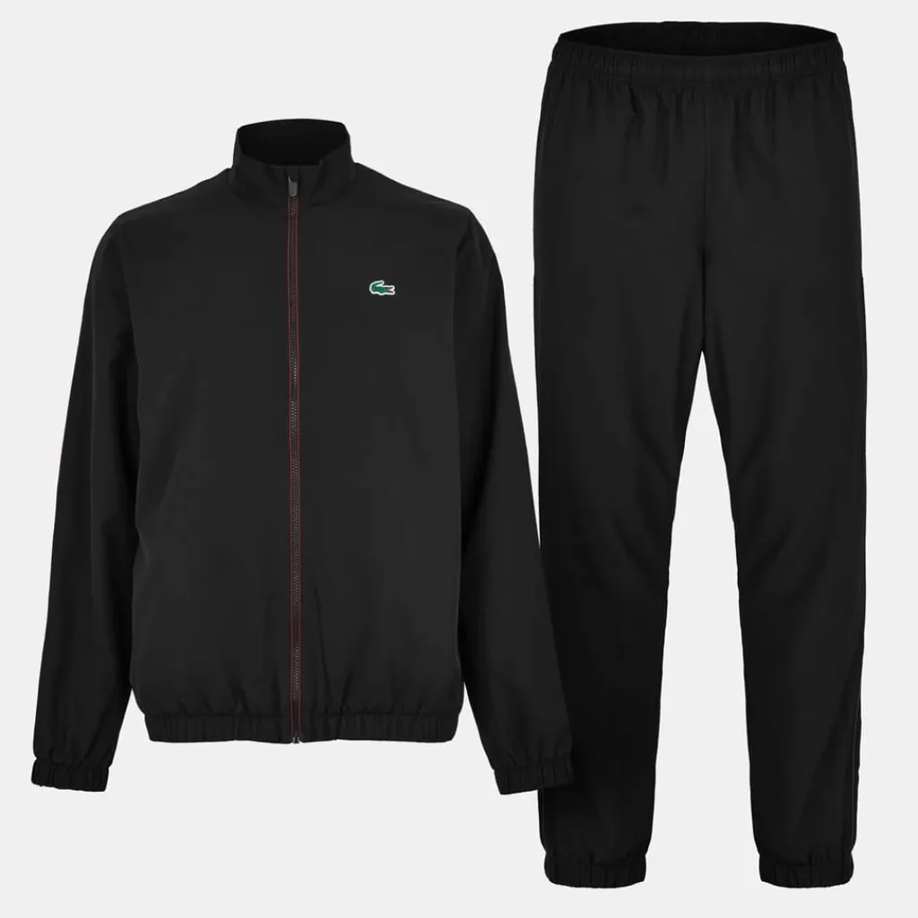 Tracksuits*Lacoste Track Set in Black