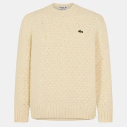 Knitwear*Lacoste Tricot in White