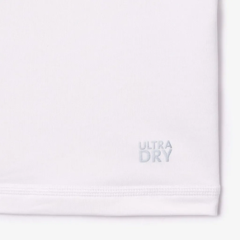 T-Shirts And Vests*Lacoste Ultra Dry Long Sleeved Sport T-Shirt in White