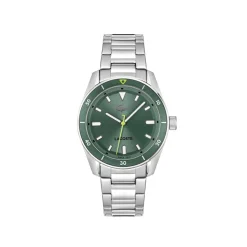 Jewellery-Watches*Lacoste Watches Mens Boston 39mm 3 Hands Watch in Silver