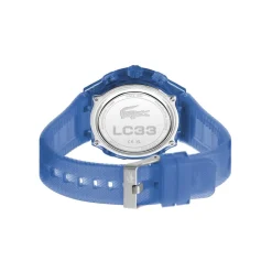 Jewellery-Watches*Lacoste Watches Mens Lc33 Silicone Strap Watch in Blue