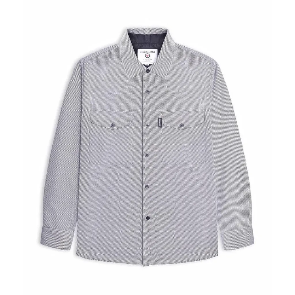 Coats And Jackets*Lambretta Twill Overshirt in Black