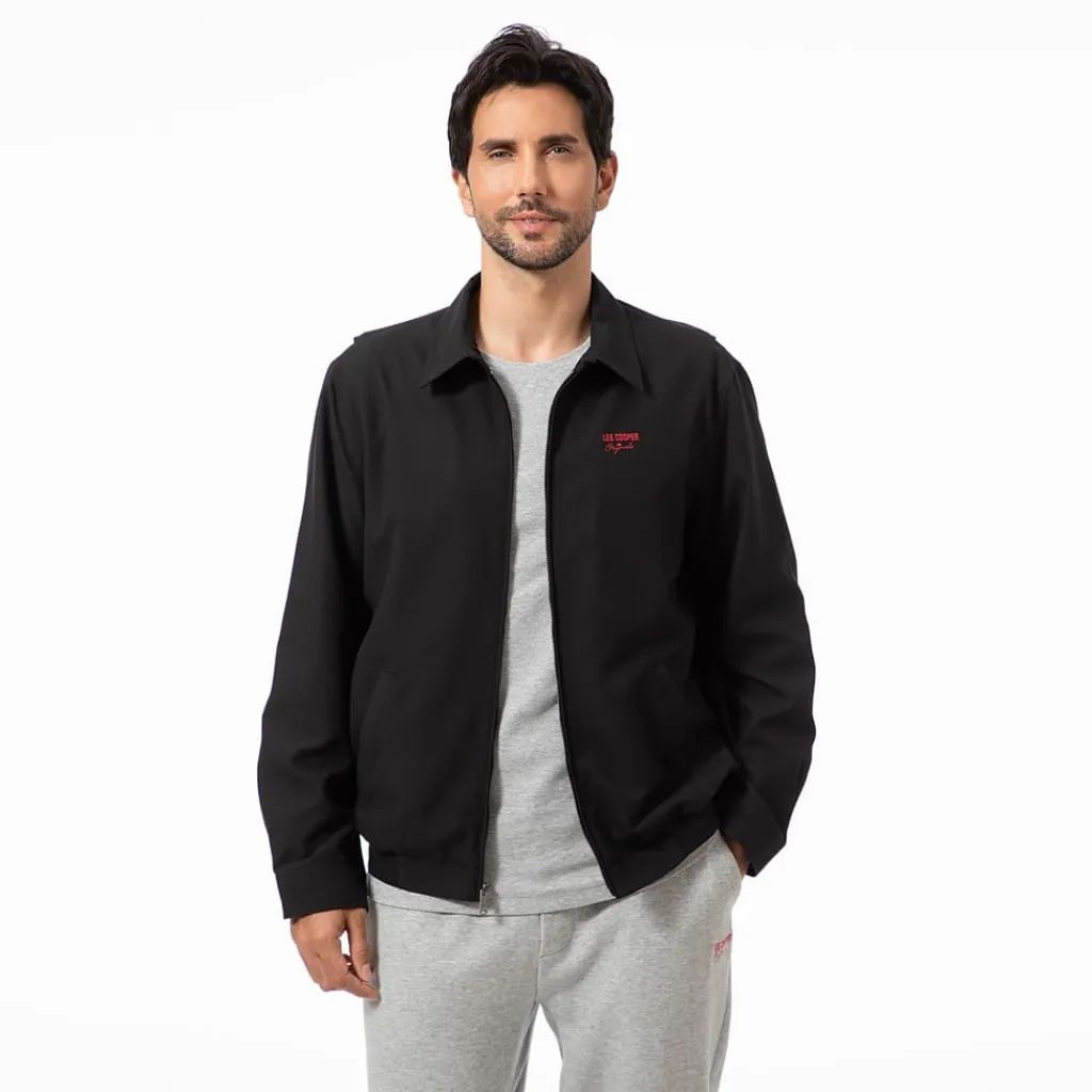 Coats And Jackets*Lee Cooper C Zip Jacket Sn52 in Black
