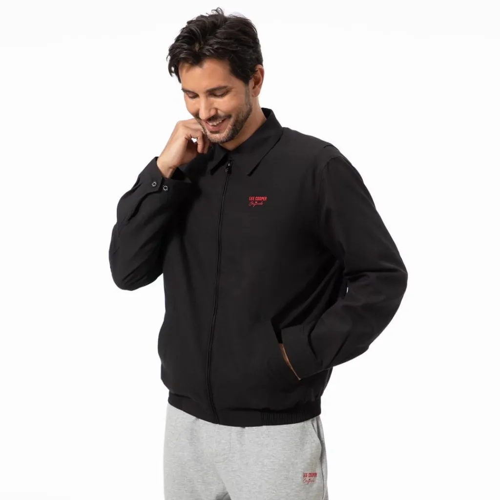 Coats And Jackets*Lee Cooper C Zip Jacket Sn52 in Black